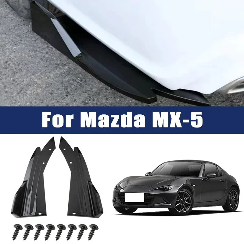 2pcs Car Rear Bumper Spoiler Lip Carbon Fiber Wing Trim Anti-crash Diffuser Side Skirt Wrap Angle Splitter For Mazda MX-5
2pcs Car Rear Bumper Spoiler Lip Carbon Fiber Wing Trim Anti-crash Diffuser Side Skirt Wrap Angle Splitter For Mazda MX-5