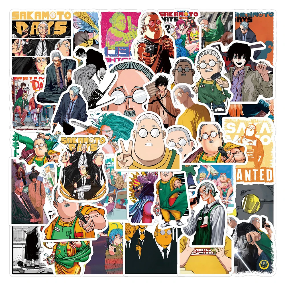 10/30/50/110pcs Anime Sakamoto Days Stickers Taro Sakamoto Cartoon Sticker DIY Guitar Laptop Phone Car Cool Shin Asakura Decals
10/30/50/110pcs Anime Sakamoto Days Stickers Taro Sakamoto Cartoon Sticker DIY Guitar Laptop Phone Car Cool Shin Asakura Decals