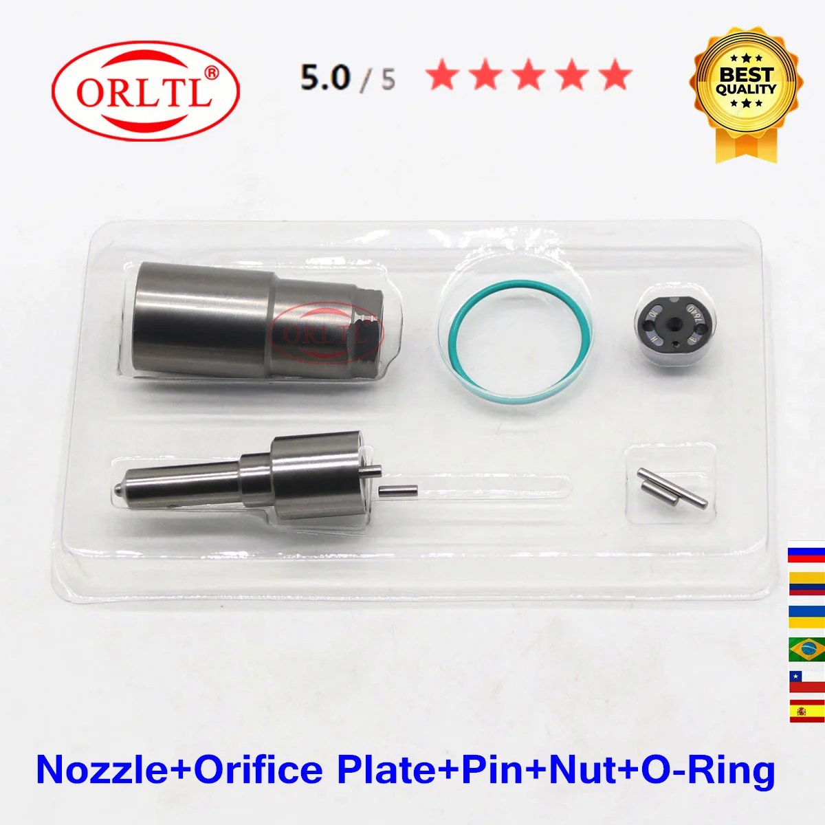 ORLTL 23670-0L090 23670-30400 Diesel Injector Repair Kits Nozzle G3S6 Valve Plate SF03(BGC2) for Denso 23670-09350 23670-39365
ORLTL 23670-0L090 23670-30400 Diesel Injector Repair Kits Nozzle G3S6 Valve Plate SF03(BGC2) for Denso 23670-09350 23670-39365