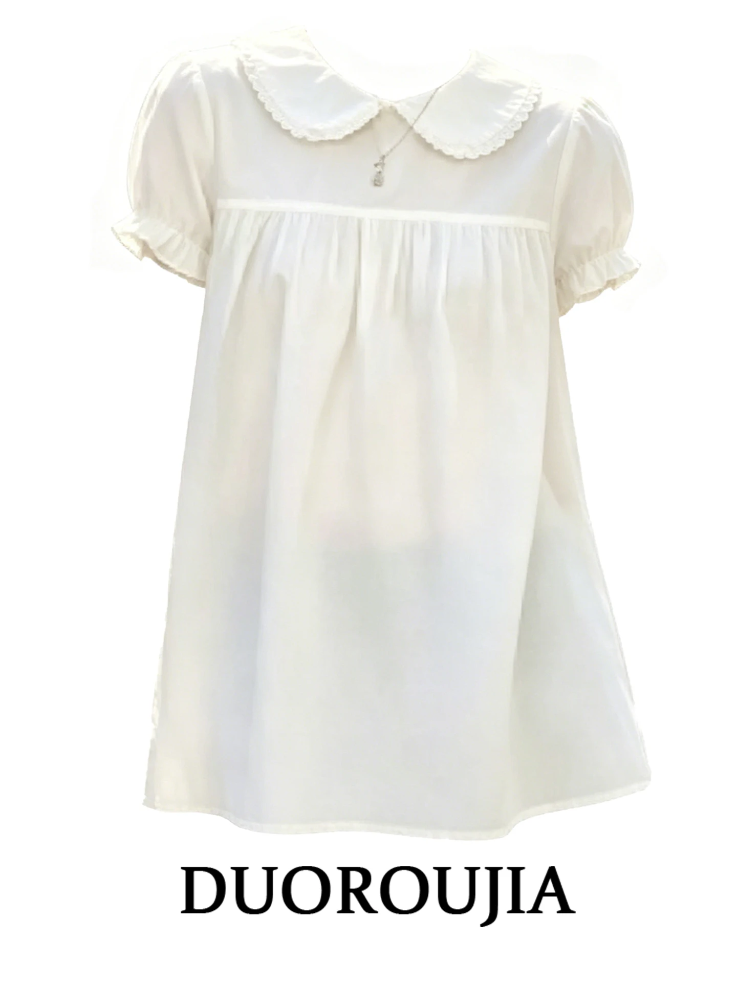 Sweet Girl Style T-Shirt with Puffy Sleeves Loose Casual Doll Collar Top for plus Size Women Summer Breathable Printed Women'...
Sweet Girl Style T-Shirt with Puffy Sleeves Loose Casual Doll Collar Top for plus Size Women Summer Breathable Printed Women'...
