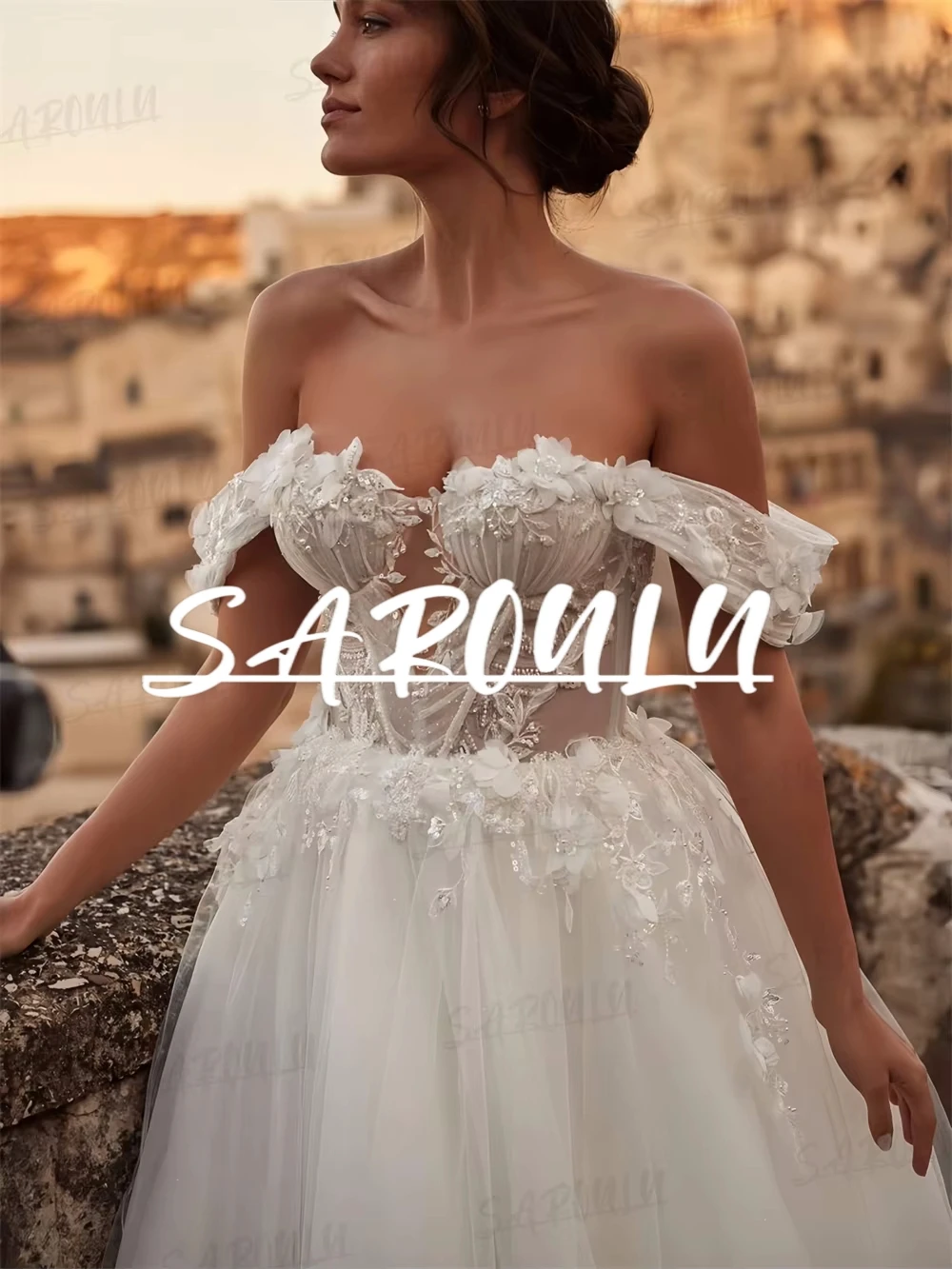 Illusion A Line Wedding Dresses for Women with Off the Shoulder Sleeves, Customized Women's Long Bridal Gown, Brish Train
Illusion A Line Wedding Dresses for Women with Off the Shoulder Sleeves, Customized Women's Long Bridal Gown, Brish Train