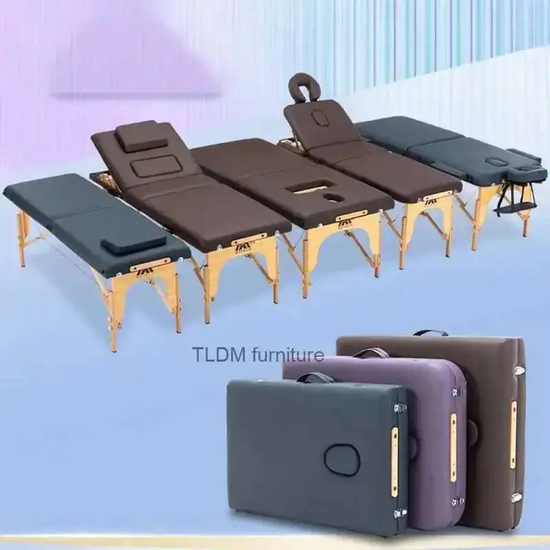 Wooden Folding Portable Massage Table Lash Tattoo Knead Massage Bed Physiotherapy Adjust Camilla Masaje Beauty Furniture KMMT
Wooden Folding Portable Massage Table Lash Tattoo Knead Massage Bed Physiotherapy Adjust Camilla Masaje Beauty Furniture KMMT