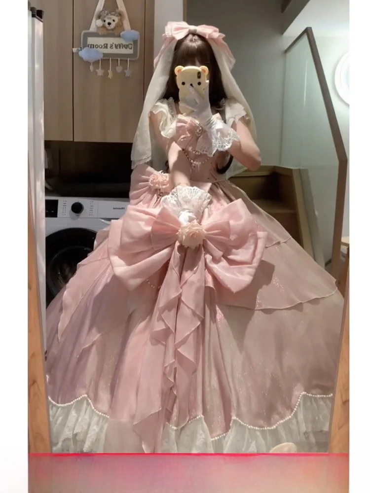 Pink Lolita Evening Gown Women's High-end Luxury Student Graduation Adult Ceremony Runaway Princess Art Exam Host
Pink Lolita Evening Gown Women's High-end Luxury Student Graduation Adult Ceremony Runaway Princess Art Exam Host