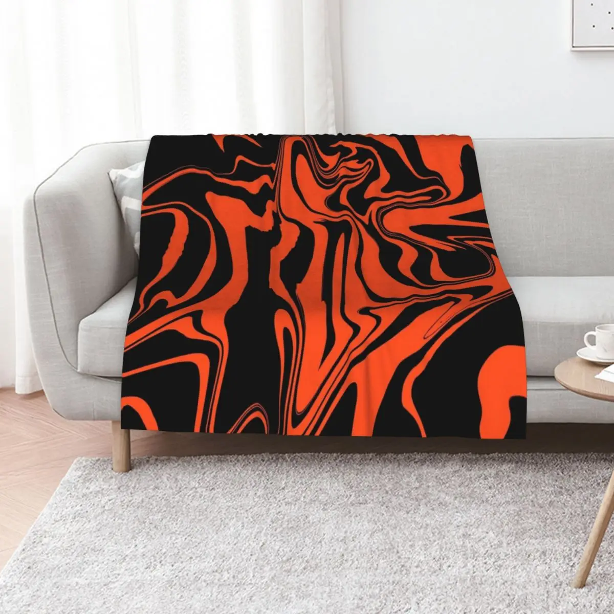 Black & Orange Liquid Swirl Throw Blanket Giant Sofa Shaggy For Decorative Sofa Soft Blankets
Black & Orange Liquid Swirl Throw Blanket Giant Sofa Shaggy For Decorative Sofa Soft Blankets