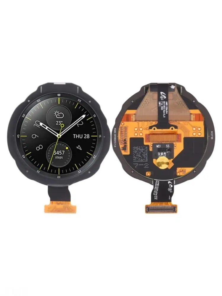 D08B Impact Resistant Touch Display Set For R800 Smartwatch 1.3Inch AMOLED Screen Enhancing Sensitivity Shockproof Design Met