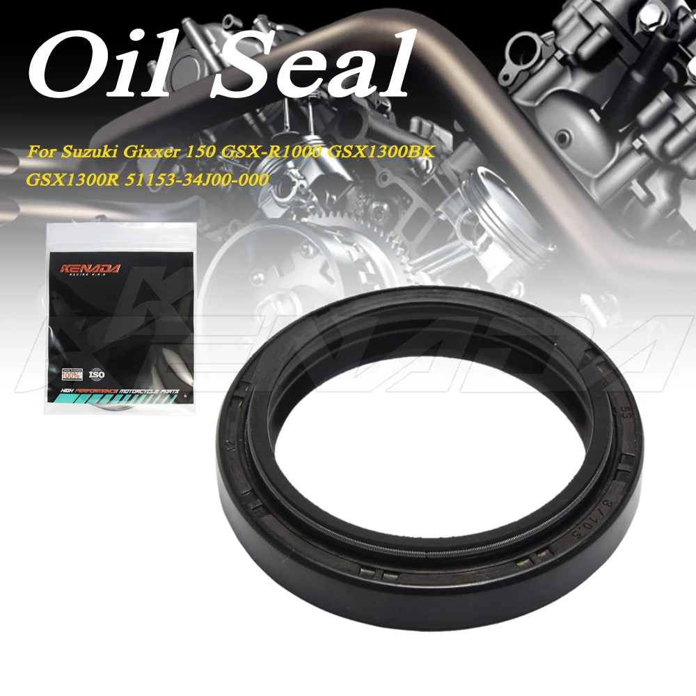 Oil Seal Fr Fork For Suzuki Gixxer 150 GSX-R1000 GSX1300BK GSX1300R 51153-34J00-000
Oil Seal Fr Fork For Suzuki Gixxer 150 GSX-R1000 GSX1300BK GSX1300R 51153-34J00-000