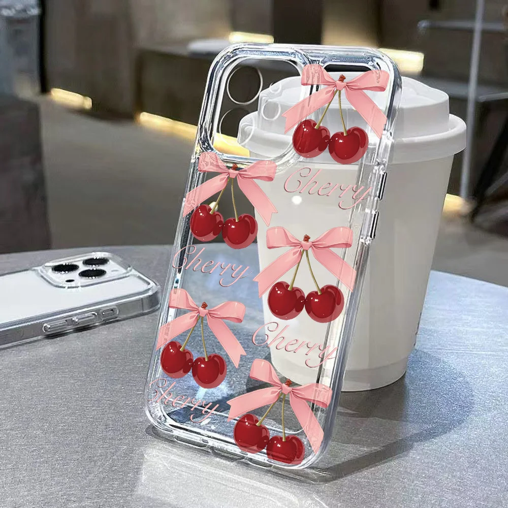 Red Cherry Soft Shockproof Phone Case For iPhone 17 Pro Case iPhone 16 15 14 12 11 13 Pro Max XS XR 7 8 Plus SE Protective Cover
Red Cherry Soft Shockproof Phone Case For iPhone 17 Pro Case iPhone 16 15 14 12 11 13 Pro Max XS XR 7 8 Plus SE Protective Cover