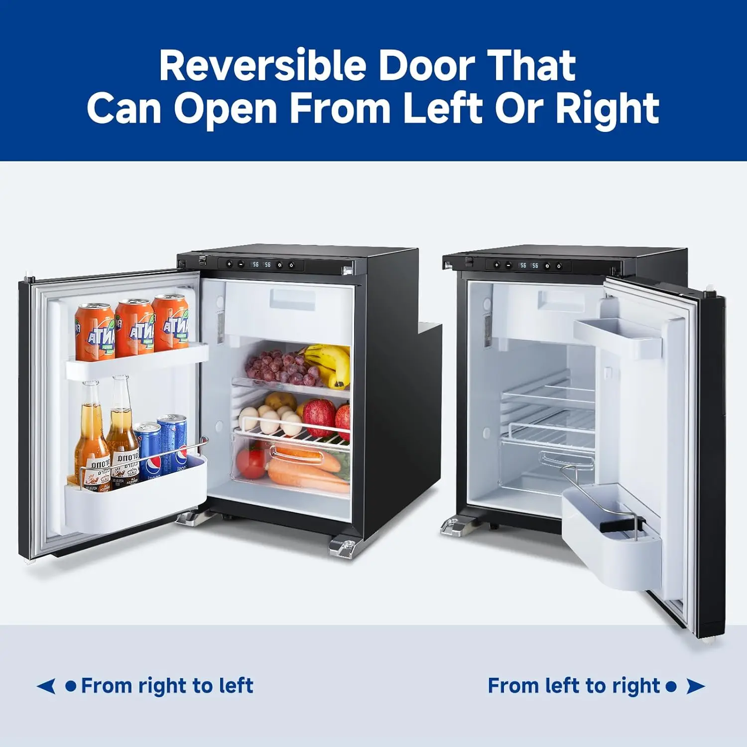 [Модернизированный холодильник на 12 В, управление через приложение для холодильника на колесах, холодильник и морозильник на колесах объемом 45 л (1,6 куб. футов), электрический охладитель с замком
[Модернизированный холодильник на 12 В, управление через приложение для холодильника на колесах, холодильник и морозильник на колесах объемом 45 л (1,6 куб. футов), электрический охладитель с замком