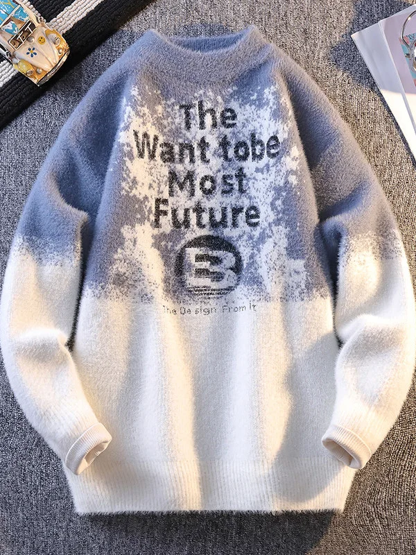 Мужской свитер American Sle Thiened Letter, мягкий, уютный, вязаный, с круглым вырезом, с разноцветными вставками, теплый, с высоким воротником, длинный свитер-топ
Мужской свитер American Sle Thiened Letter, мягкий, уютный, вязаный, с круглым вырезом, с разноцветными вставками, теплый, с высоким воротником, длинный свитер-топ