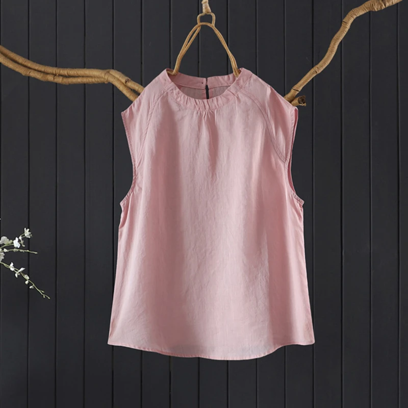 100% льняные женские повседневные топы на бретелях, новинка 2025, летние винтажные стильные однотонные свободные удобные женские топы без рукавов, футболки M1792
100% льняные женские повседневные топы на бретелях, новинка 2025, летние винтажные стильные однотонные свободные удобные женские топы без рукавов, футболки M1792
