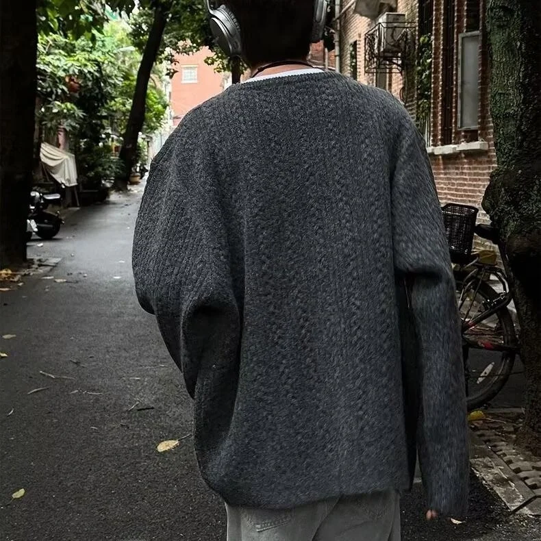Casual Loose Faionable Trendy New Sle Harajuku Knitted Sweater Artistic Japanese Sle Polyester Fiber Winter Long Sve
Casual Loose Faionable Trendy New Sle Harajuku Knitted Sweater Artistic Japanese Sle Polyester Fiber Winter Long Sve