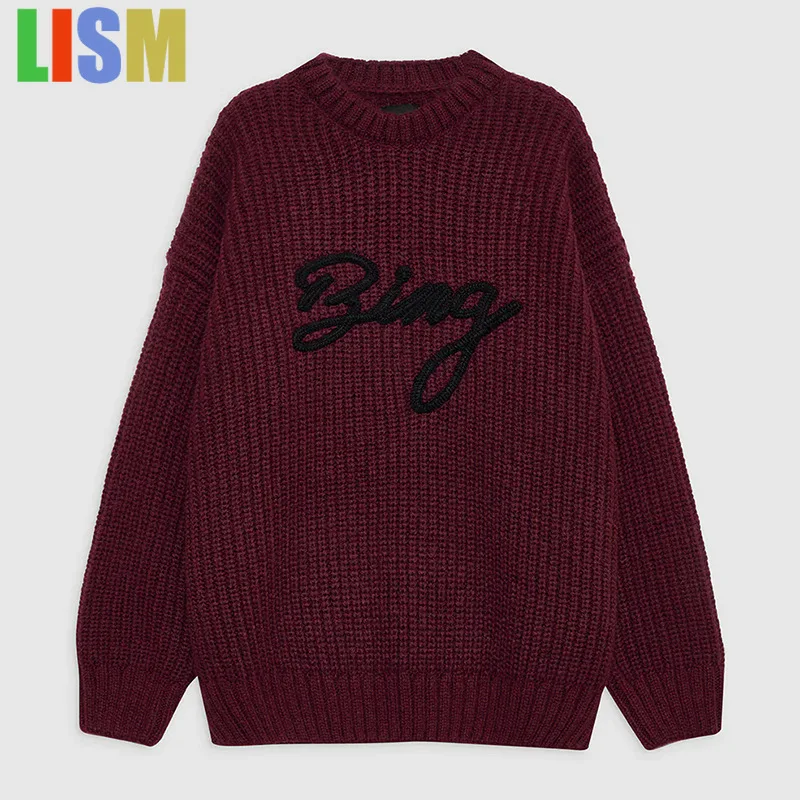 LISM women's winter clothes y2k hoodies sweatshirt 2025 Letter Wool Crew Neck Knitted Sweater Alpaca Wool Women's Sweater
LISM women's winter clothes y2k hoodies sweatshirt 2025 Letter Wool Crew Neck Knitted Sweater Alpaca Wool Women's Sweater