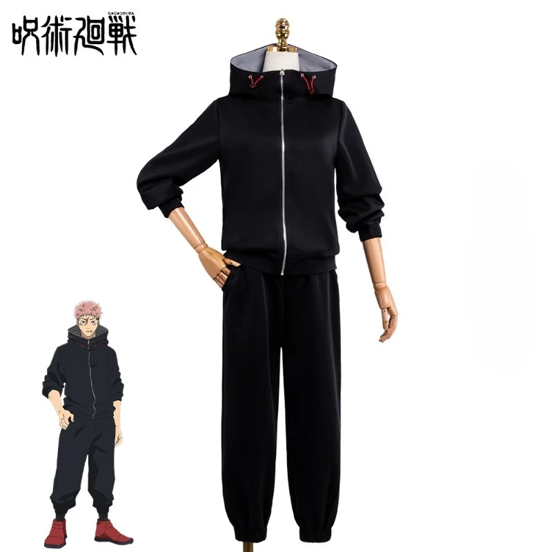 Fantasia Yuji Cosplay Itadori Costume Hoodie Pants Anime Roleplay Uniform Coat Pants Wig Black Clothing Men Halloween Costume
Fantasia Yuji Cosplay Itadori Costume Hoodie Pants Anime Roleplay Uniform Coat Pants Wig Black Clothing Men Halloween Costume