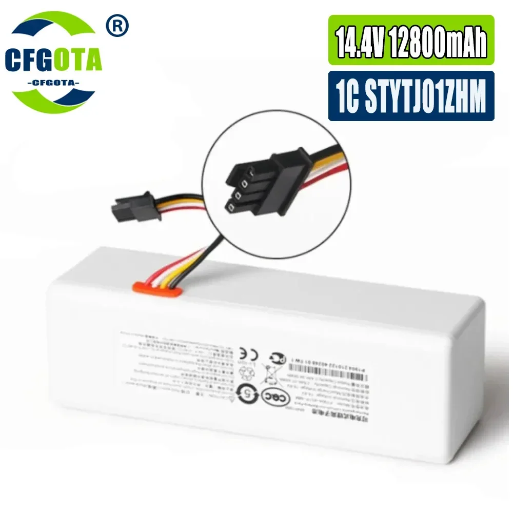 12800mAh Robot Battery 1C P1904-4S1P-MM for Xiaomi Mijia Mi STYTJ01ZHM Vacuum Cleaner Sweeping Mopping Robot Replacement Battery
12800mAh Robot Battery 1C P1904-4S1P-MM for Xiaomi Mijia Mi STYTJ01ZHM Vacuum Cleaner Sweeping Mopping Robot Replacement Battery
