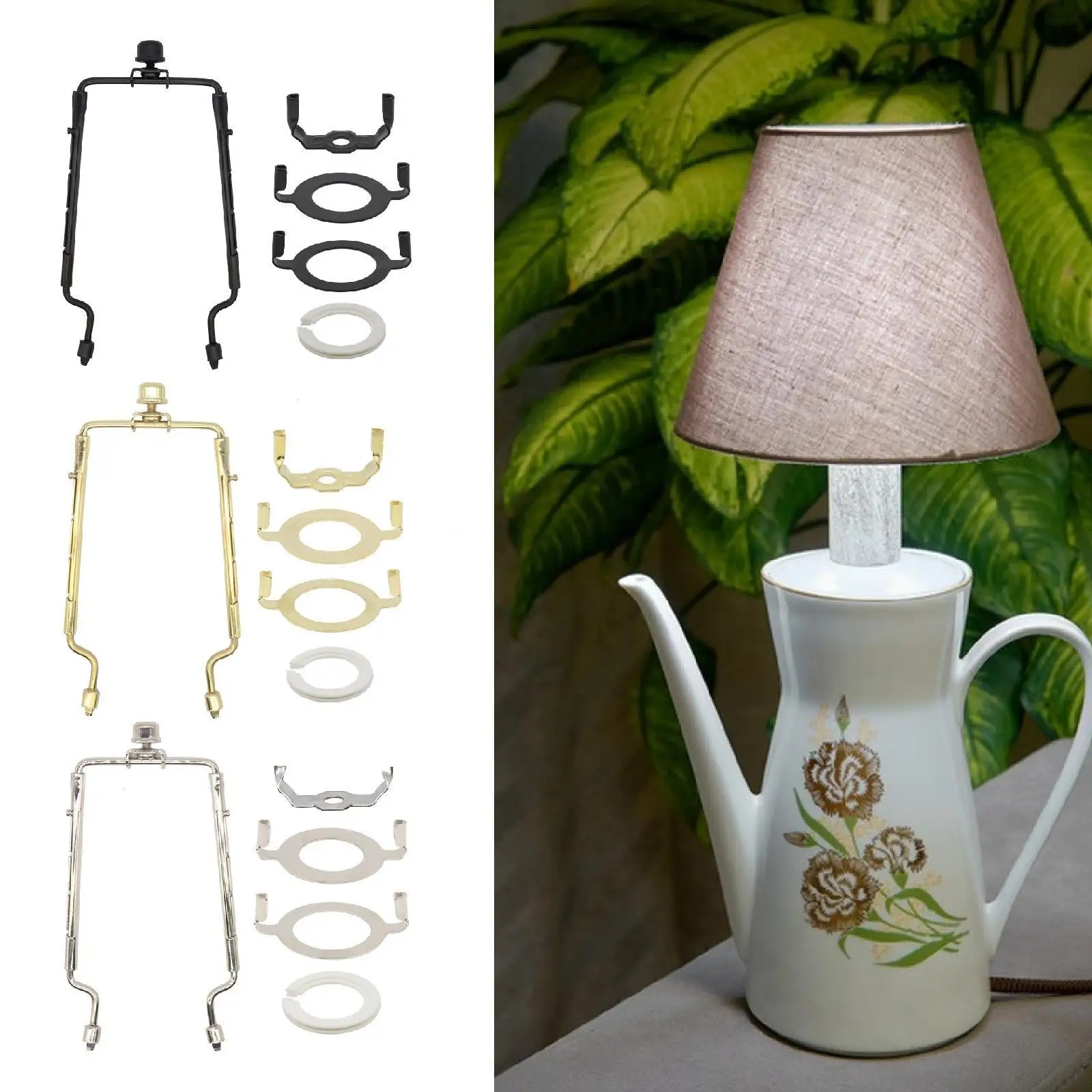 Lamp Shade Harp Holder Adjustable Professional Holder Repair Kits Light Fitting Harp Lampshade Bracket Lighting Accessories
Lamp Shade Harp Holder Adjustable Professional Holder Repair Kits Light Fitting Harp Lampshade Bracket Lighting Accessories