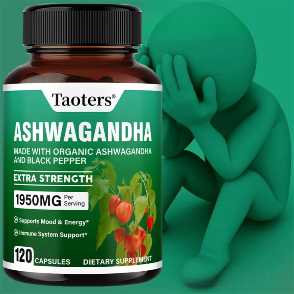 Organic Ashwagandha - Helps Relax The Nervous System, Replenishes Energy, Improve Mood, 120 Capsules
Organic Ashwagandha - Helps Relax The Nervous System, Replenishes Energy, Improve Mood, 120 Capsules