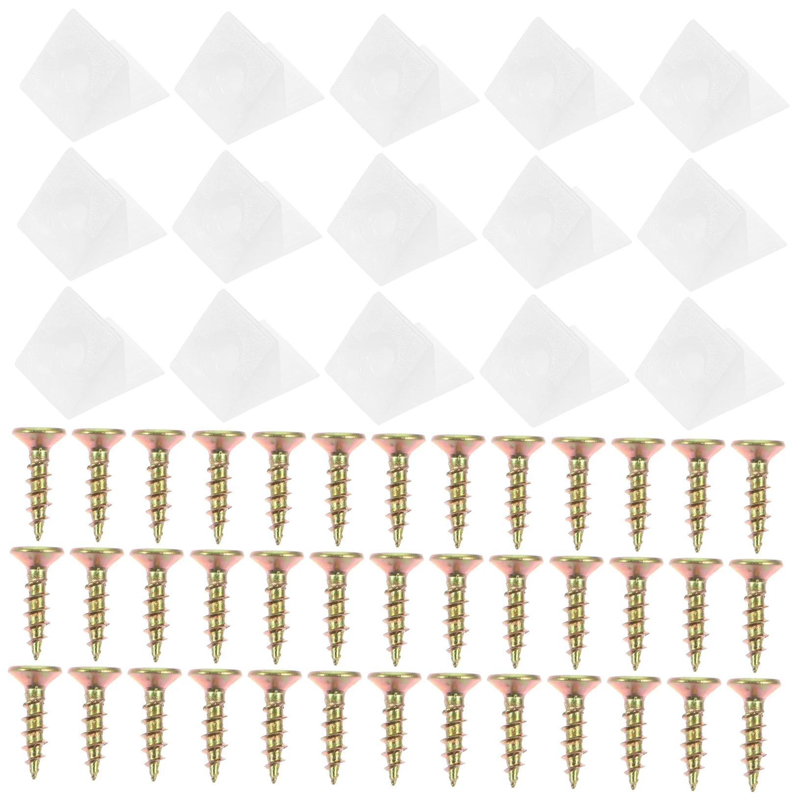 50 Pcs Cabinet Angle Code Drawer Bottom Support Dresser Reinforcement Back Panel Buckle Wedges Plastic
50 Pcs Cabinet Angle Code Drawer Bottom Support Dresser Reinforcement Back Panel Buckle Wedges Plastic