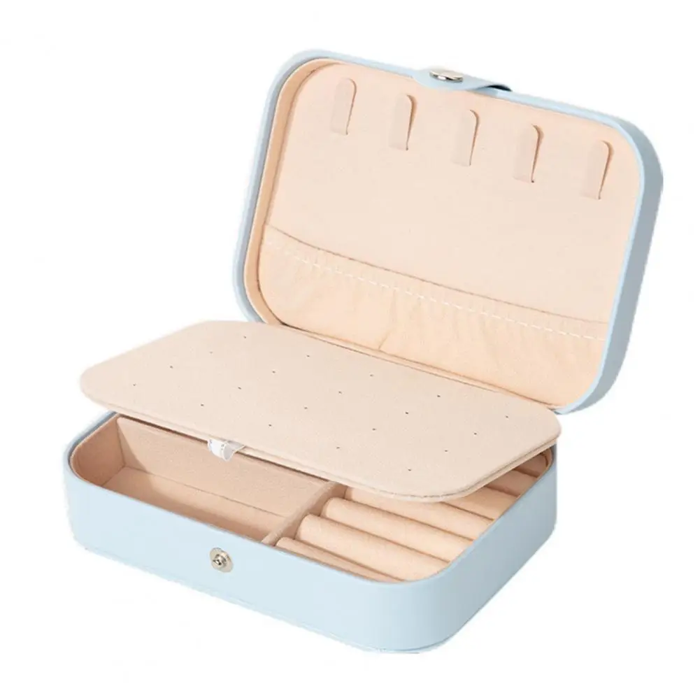 Great Jewelry Storage Case Portable Jewelry Box Double Layer Anti-oxidation Korean Girls Simple Earrings Ring Case
Great Jewelry Storage Case Portable Jewelry Box Double Layer Anti-oxidation Korean Girls Simple Earrings Ring Case