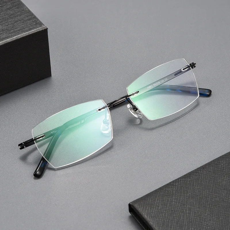 Reven Jate Titanium 15801 Rimless Eyeglasses Optical Frame Men Female Eyewear Spectacles for Vision Correction
Reven Jate Titanium 15801 Rimless Eyeglasses Optical Frame Men Female Eyewear Spectacles for Vision Correction