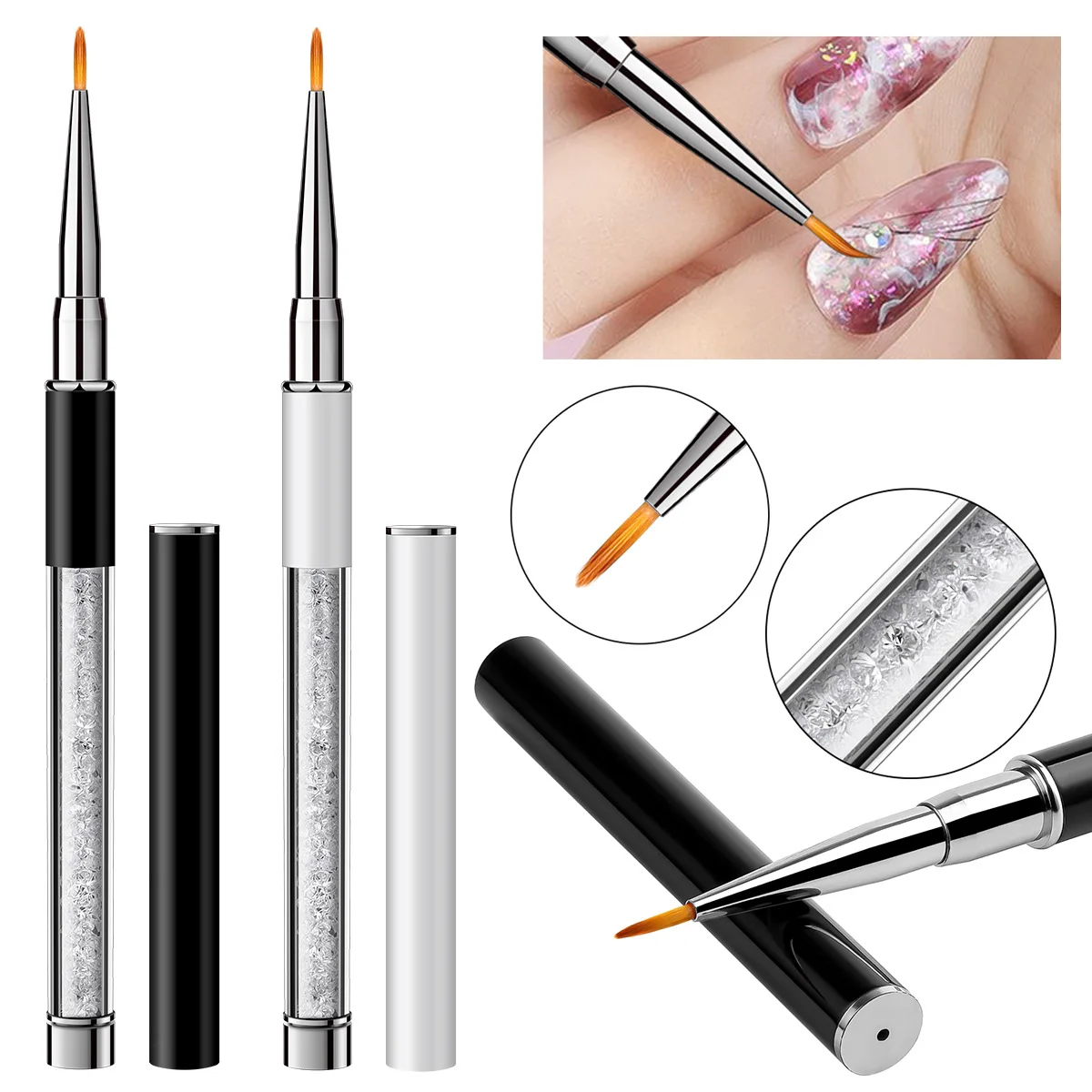 Nail Art Brush Multifunctional Nail Art Painting Flower Pull Line Carving UV Gel Drawing Painting Nail Art DIY Tools
Nail Art Brush Multifunctional Nail Art Painting Flower Pull Line Carving UV Gel Drawing Painting Nail Art DIY Tools