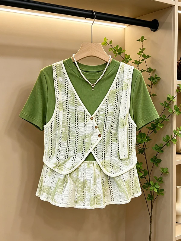 plus Size Retro Summer Short Sleeve T-Shirt Women's Loose Fit Versatile Top Breathable Comfortable Casual round Neck Tee
plus Size Retro Summer Short Sleeve T-Shirt Women's Loose Fit Versatile Top Breathable Comfortable Casual round Neck Tee