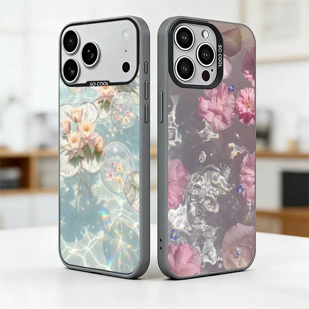 Pink Water Lily Bubble Phone Case For iPhone 17,16,15,14,13,12,11Plus,Pro Max,XS,Colorful Silver Phone case Funda Cover
Pink Water Lily Bubble Phone Case For iPhone 17,16,15,14,13,12,11Plus,Pro Max,XS,Colorful Silver Phone case Funda Cover