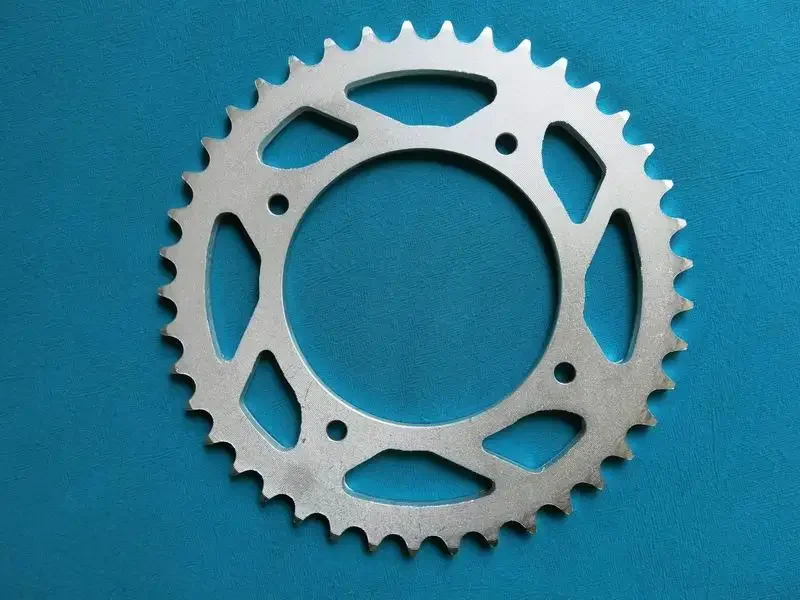 Задний диск XTR250, 41 зубьев, 520, задняя звездочка, внедорожный мотоцикл Da Fei, фиксированный с четырьмя винтами
Задний диск XTR250, 41 зубьев, 520, задняя звездочка, внедорожный мотоцикл Da Fei, фиксированный с четырьмя винтами