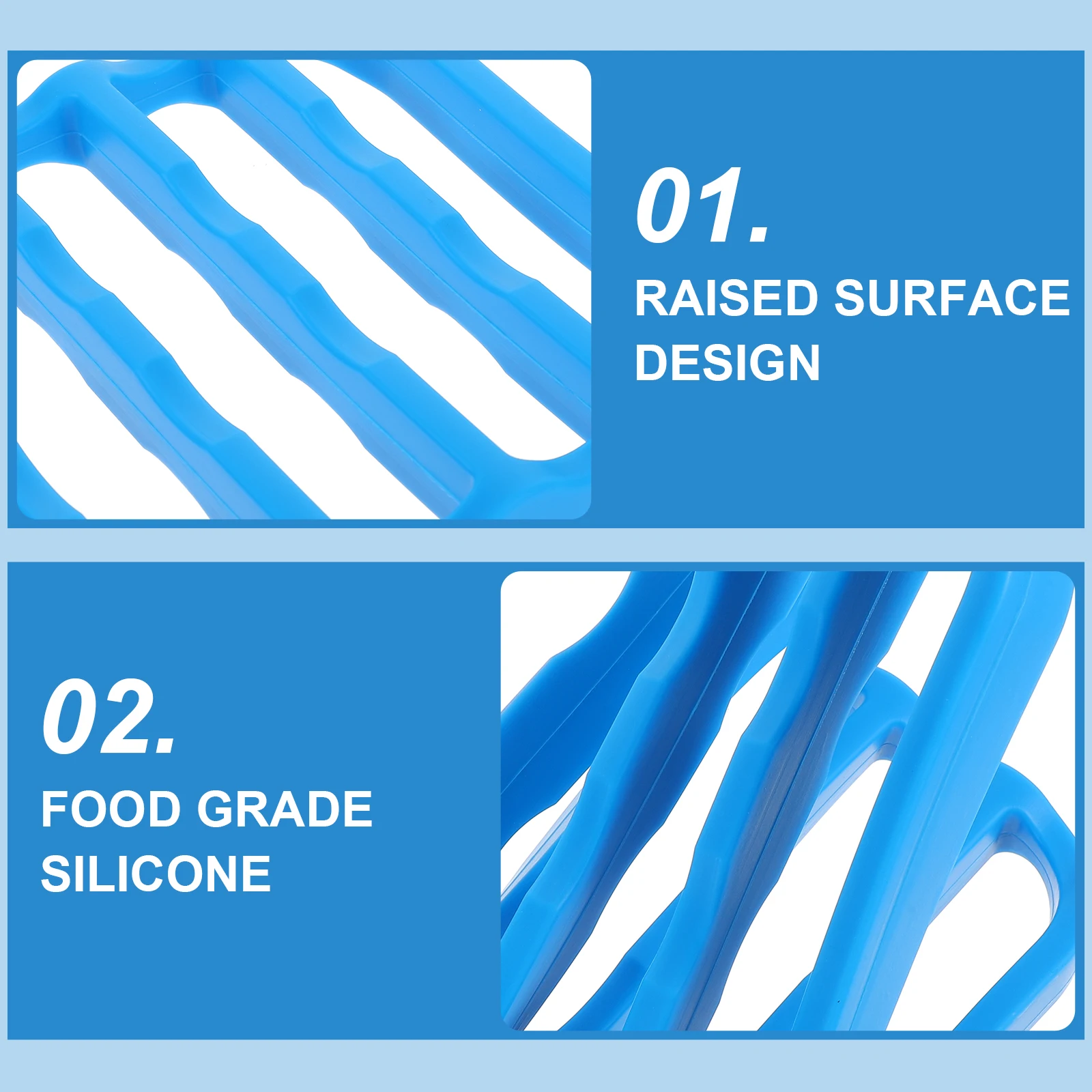 Silicone Grill Cooling Rack for Baking Roast Drying Pad Non-stick Mat Oven Cooking Silica Gel
Silicone Grill Cooling Rack for Baking Roast Drying Pad Non-stick Mat Oven Cooking Silica Gel