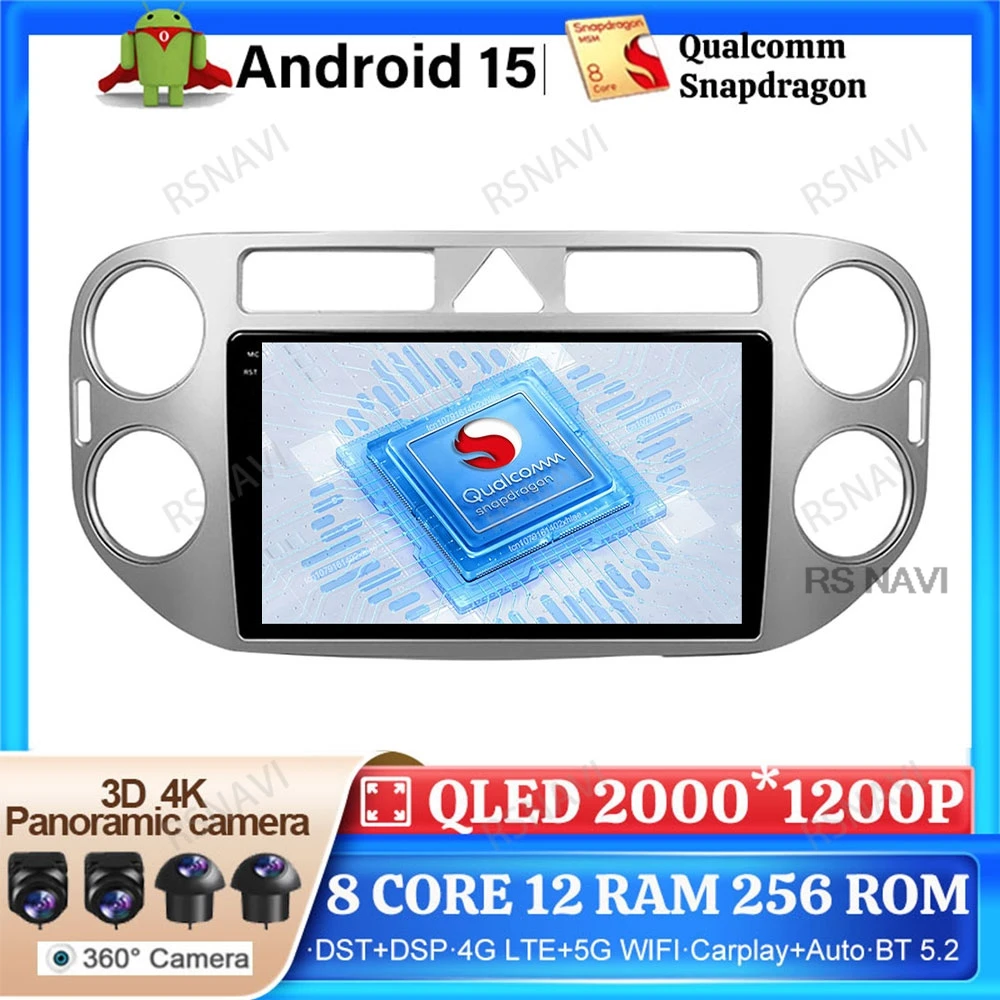 Android 15 Car Radio For VW Volkswagen Tiguan 1 NF 2006 - 2016 5G WIFI Multimedia DSP Stereo GPS Viedo Player Navigation 4G LTE
Android 15 Car Radio For VW Volkswagen Tiguan 1 NF 2006 - 2016 5G WIFI Multimedia DSP Stereo GPS Viedo Player Navigation 4G LTE