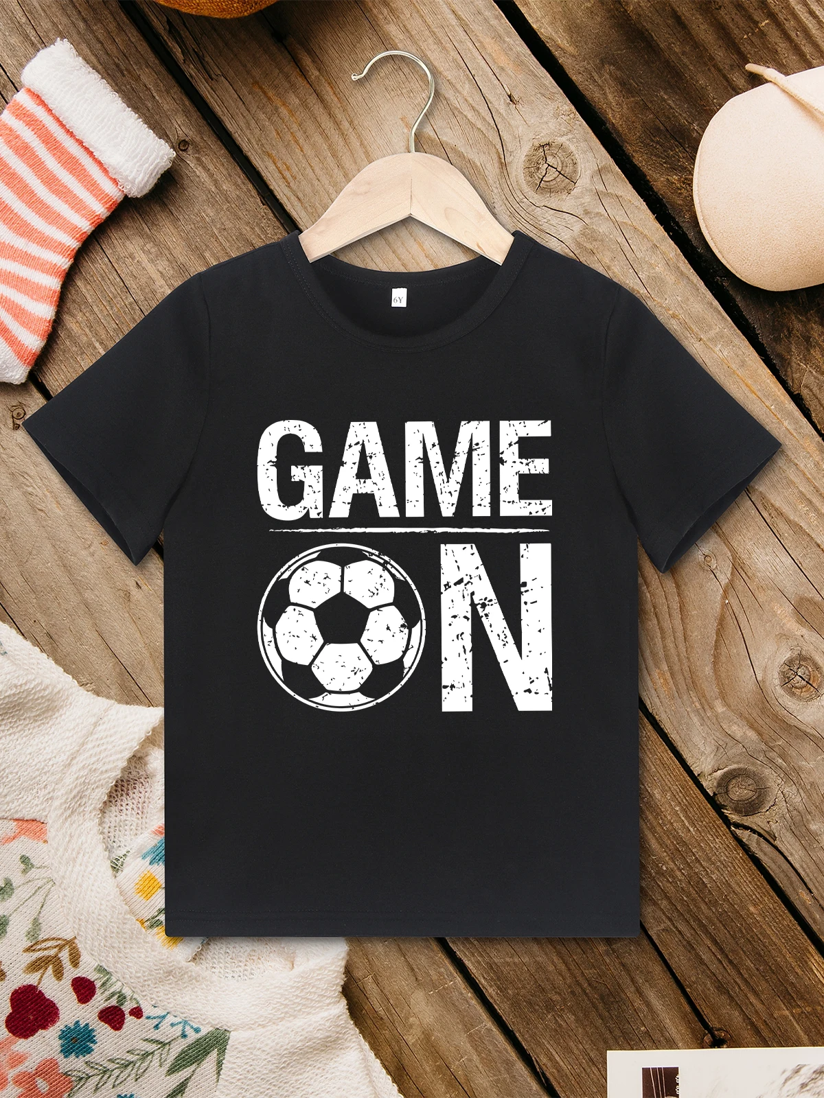 Football Game On Pattern Kids T-shirt Spring Summer Outdoor Play Boy Clothes Loose Comfy Breathable T Shirt for Children
Football Game On Pattern Kids T-shirt Spring Summer Outdoor Play Boy Clothes Loose Comfy Breathable T Shirt for Children