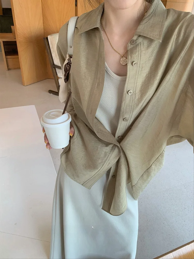 Льняная блузка с длинным рукавом, летняя, новая, белая, синяя, тонкая, женская, свободного кроя, для повседневной носки, в корейском стиле
Льняная блузка с длинным рукавом, летняя, новая, белая, синяя, тонкая, женская, свободного кроя, для повседневной носки, в корейском стиле