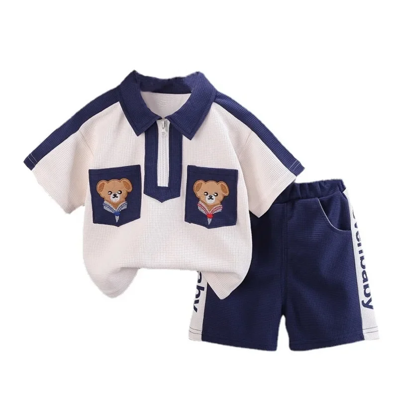 New Summer Baby Clothes Suit Children Boys T-Shirt Shorts 2Pcs/Set Kids Outfits Toddler Fashion Casual Costume Infant Tracksuits
New Summer Baby Clothes Suit Children Boys T-Shirt Shorts 2Pcs/Set Kids Outfits Toddler Fashion Casual Costume Infant Tracksuits