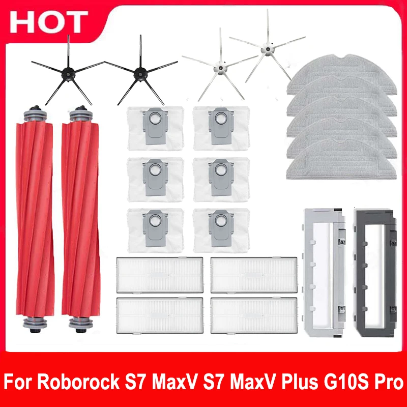 Для Roborock S7 MaxV S7 MaxV Plus S7 MaxV Ultra G10S Pro робот-пылесос основная боковая щетка Швабра Hepa фильтр пылесборник аксессуары
Для Roborock S7 MaxV S7 MaxV Plus S7 MaxV Ultra G10S Pro робот-пылесос основная боковая щетка Швабра Hepa фильтр пылесборник аксессуары