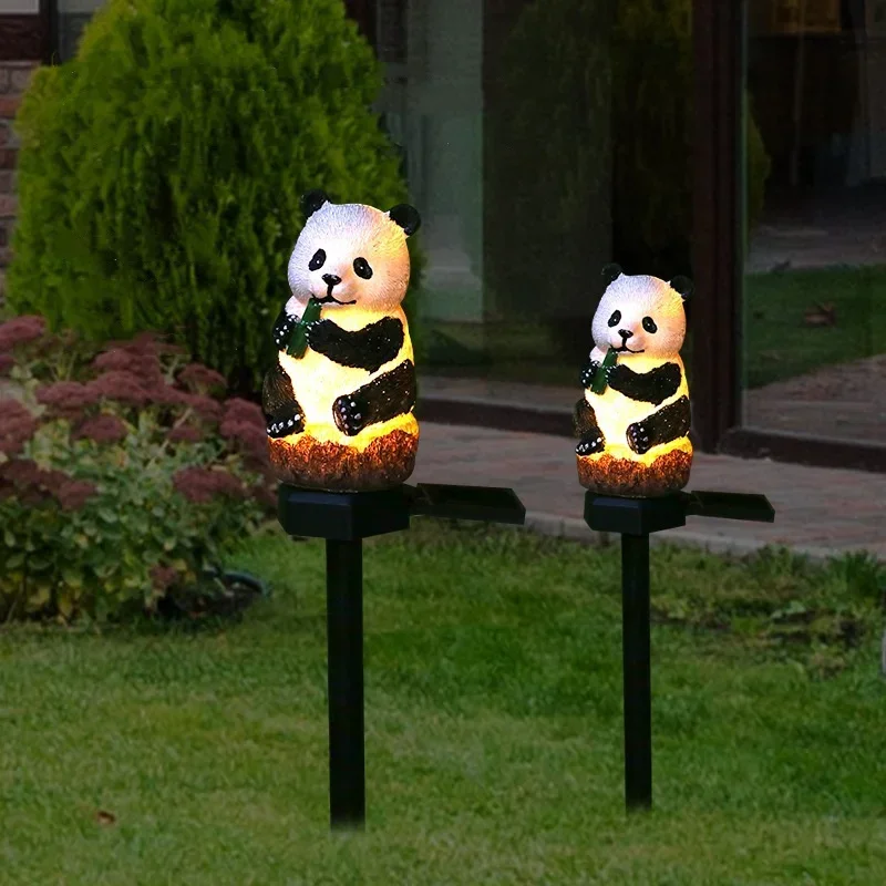Solar Powered Panda Garden Light Cute Animal LED Stake Lamp IP65 Waterproof Auto on/Off LED Stake Lamp for Patio Yard Lawn Decor
Solar Powered Panda Garden Light Cute Animal LED Stake Lamp IP65 Waterproof Auto on/Off LED Stake Lamp for Patio Yard Lawn Decor
