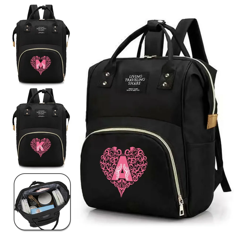 Maternity Bag Waterproof Lightweight Large Capacity Outdoor Mommy Bags Love Letter Printing Series Stuff Storage Backpack
Maternity Bag Waterproof Lightweight Large Capacity Outdoor Mommy Bags Love Letter Printing Series Stuff Storage Backpack