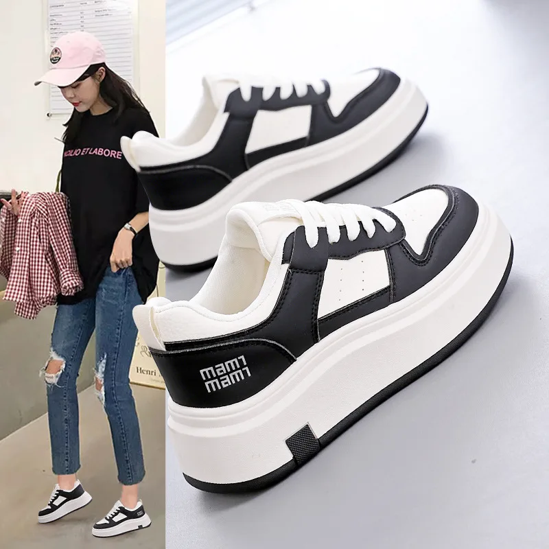 Ladies Vulcanized Shoes Fashionable and Comfortable New Korean Version Ins Student Thick Soled Casual Sports Board Shoes
Ladies Vulcanized Shoes Fashionable and Comfortable New Korean Version Ins Student Thick Soled Casual Sports Board Shoes