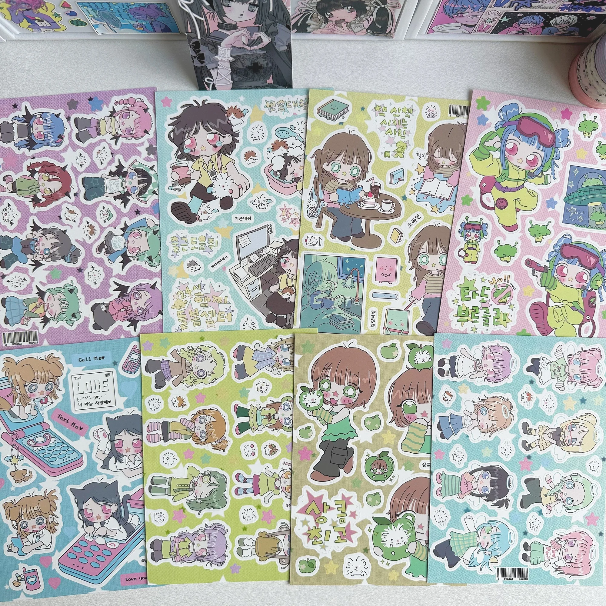 1/8PCS Cute Cartoon Girl Stickers Cool Girl Character Stickers Hand Account Diary Notebook Scrapbook DIY Decorative Stickers
1/8PCS Cute Cartoon Girl Stickers Cool Girl Character Stickers Hand Account Diary Notebook Scrapbook DIY Decorative Stickers