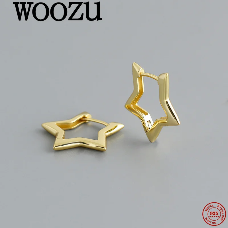 WOOZU стерлингового серебра 925 пробы геометрические звезды серьги-кольца для пирсинга для женщин вечерние в стиле панк крутой дизайн шикарные изящные ювелирные аксессуары
WOOZU стерлингового серебра 925 пробы геометрические звезды серьги-кольца для пирсинга для женщин вечерние в стиле панк крутой дизайн шикарные изящные ювелирные аксессуары