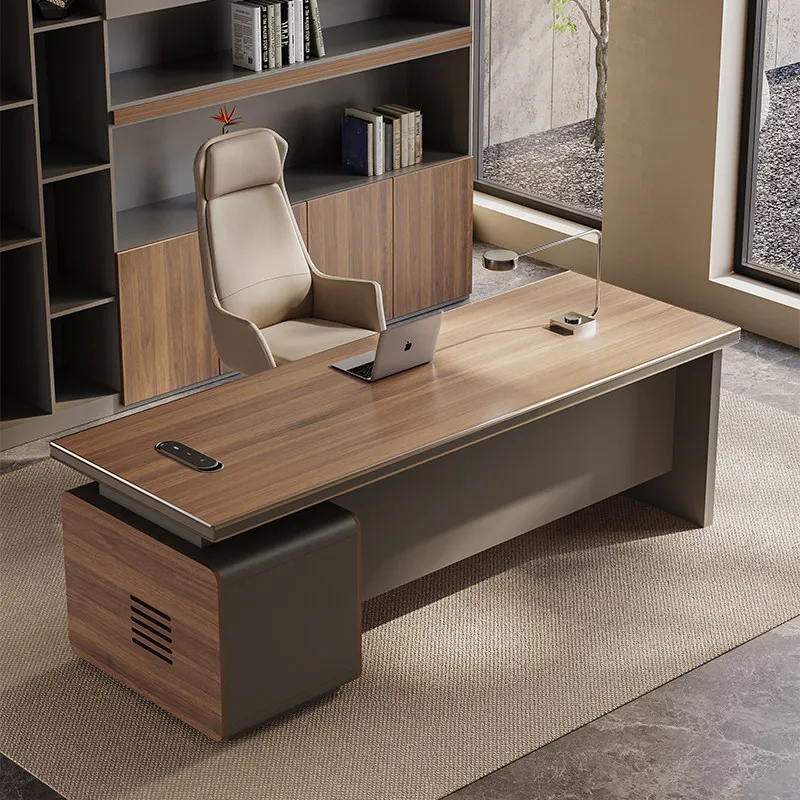 Light luxury simple modern president desk tables supervisor manager office desks and workstations computer table furniture
Light luxury simple modern president desk tables supervisor manager office desks and workstations computer table furniture