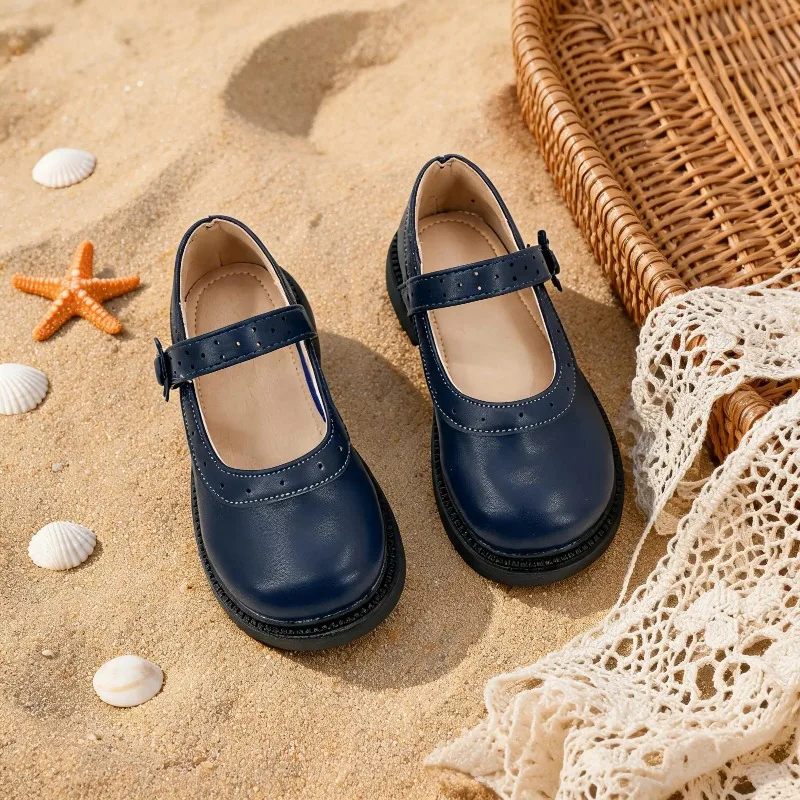 Girls Mary Jane Shoes Hollow-out Round Toe Kids Flat Leather Shoes Non-slip Solid Color Children Princess School Uniform Shoes
Girls Mary Jane Shoes Hollow-out Round Toe Kids Flat Leather Shoes Non-slip Solid Color Children Princess School Uniform Shoes