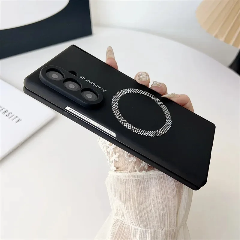 For Samsung Galaxy Z Fold 7/6/5 Magnetic Wireless Charging Phone Case with Tempered Film 5G Protective Cover
For Samsung Galaxy Z Fold 7/6/5 Magnetic Wireless Charging Phone Case with Tempered Film 5G Protective Cover