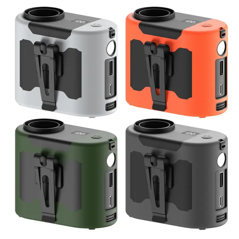 Personal Belt Clip Fan Portable Power Bank Silent Wearable Personal Fan Hanging Neck Fan for Outdoor Works Hiking Camping
Personal Belt Clip Fan Portable Power Bank Silent Wearable Personal Fan Hanging Neck Fan for Outdoor Works Hiking Camping