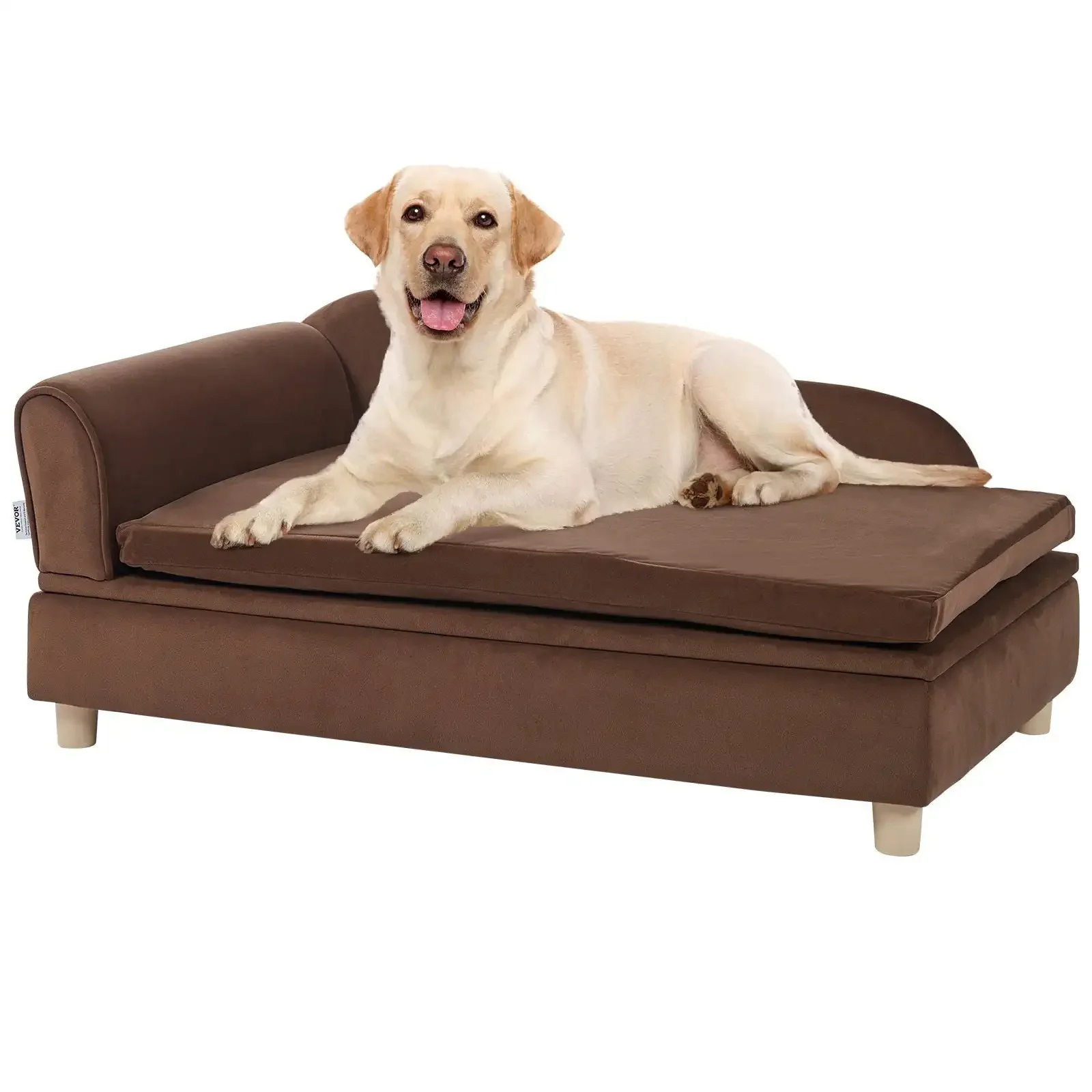 Pet Sofa, Dog Couch for Large-Sized Dogs and Cats, Soft Velvety Dog Sofa Bed, 110 lbs Loading Cat Sofa, Dark Brown
Pet Sofa, Dog Couch for Large-Sized Dogs and Cats, Soft Velvety Dog Sofa Bed, 110 lbs Loading Cat Sofa, Dark Brown