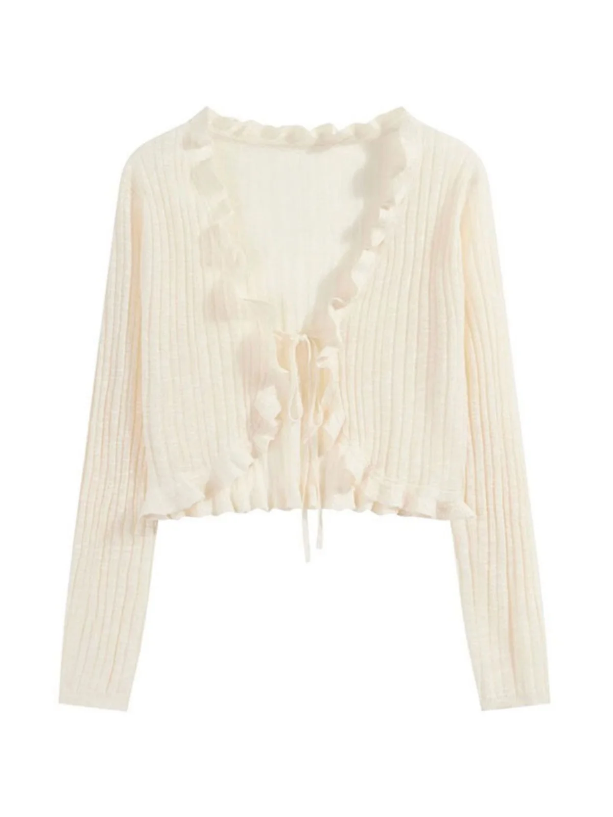 Spring Thin Knitted Cardigan Women's Short Style Vest Top Outerwear Shawl Shoulder Baring Short Coat Commute Style Regular Fit
Spring Thin Knitted Cardigan Women's Short Style Vest Top Outerwear Shawl Shoulder Baring Short Coat Commute Style Regular Fit