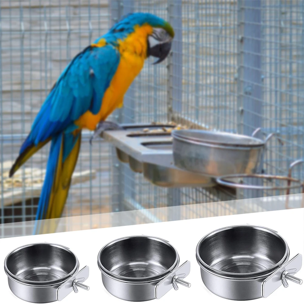 Birds Water Bowls With Clamp Holders, Easy To Clean For Small Birds
Birds Water Bowls With Clamp Holders, Easy To Clean For Small Birds