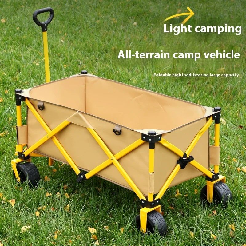 Portable Foldable All-Terrain Camping Cart Heavy Duty Large Capacity Outdoor Utility Wagon for Camping Hiking Picnic
Portable Foldable All-Terrain Camping Cart Heavy Duty Large Capacity Outdoor Utility Wagon for Camping Hiking Picnic