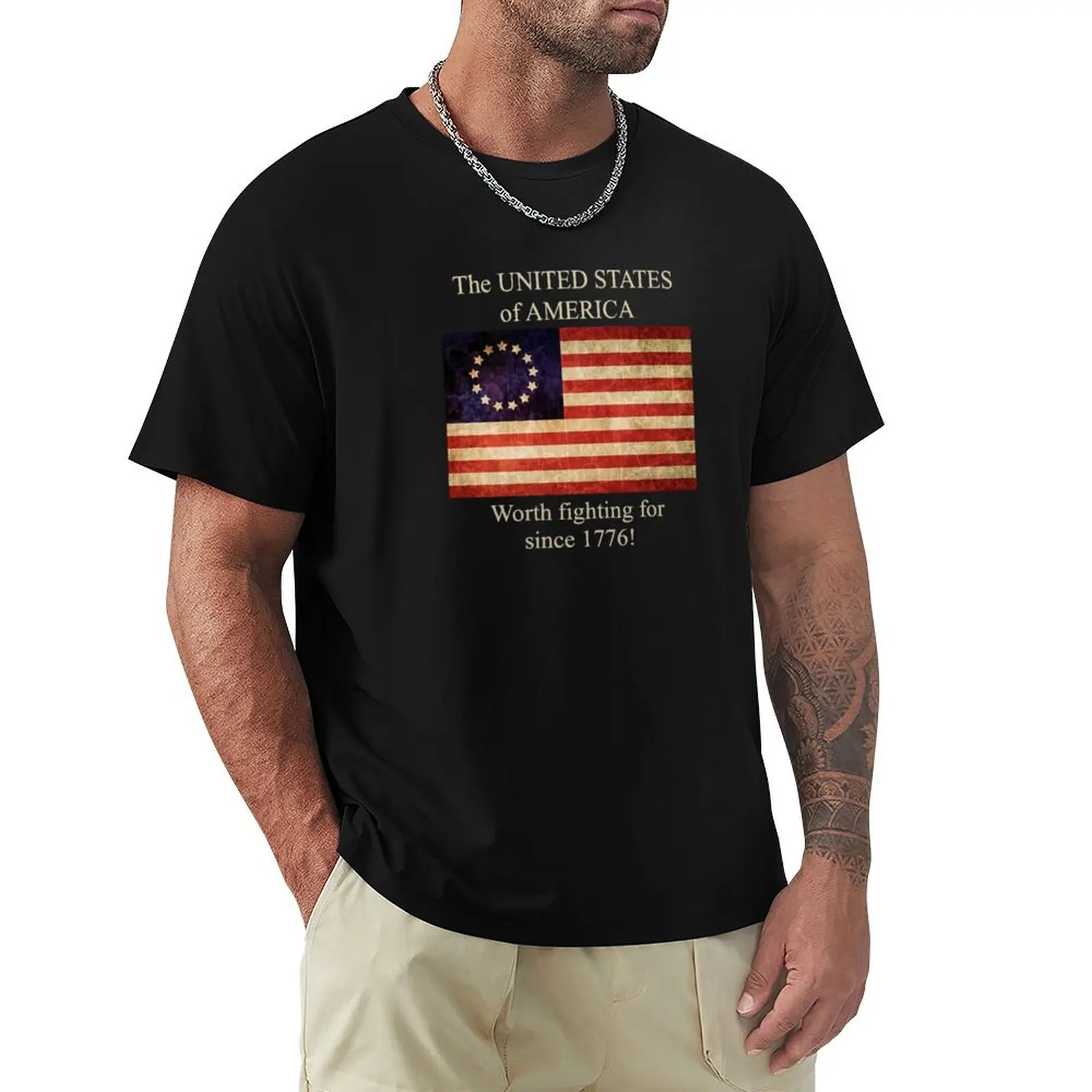 WORTH FIGHTING FOR SINCE 1776! T-Shirt Mechanic Work Tee Shirt
WORTH FIGHTING FOR SINCE 1776! T-Shirt Mechanic Work Tee Shirt