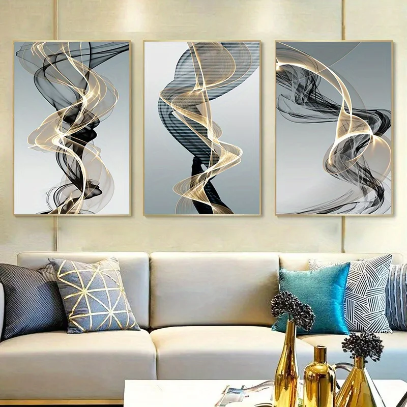 3pcs Modern Abstract Line Canvas Painting Nordic Wall Art Poster For Bedroom Living Room Home Decoration No Frame Waterproof
3pcs Modern Abstract Line Canvas Painting Nordic Wall Art Poster For Bedroom Living Room Home Decoration No Frame Waterproof