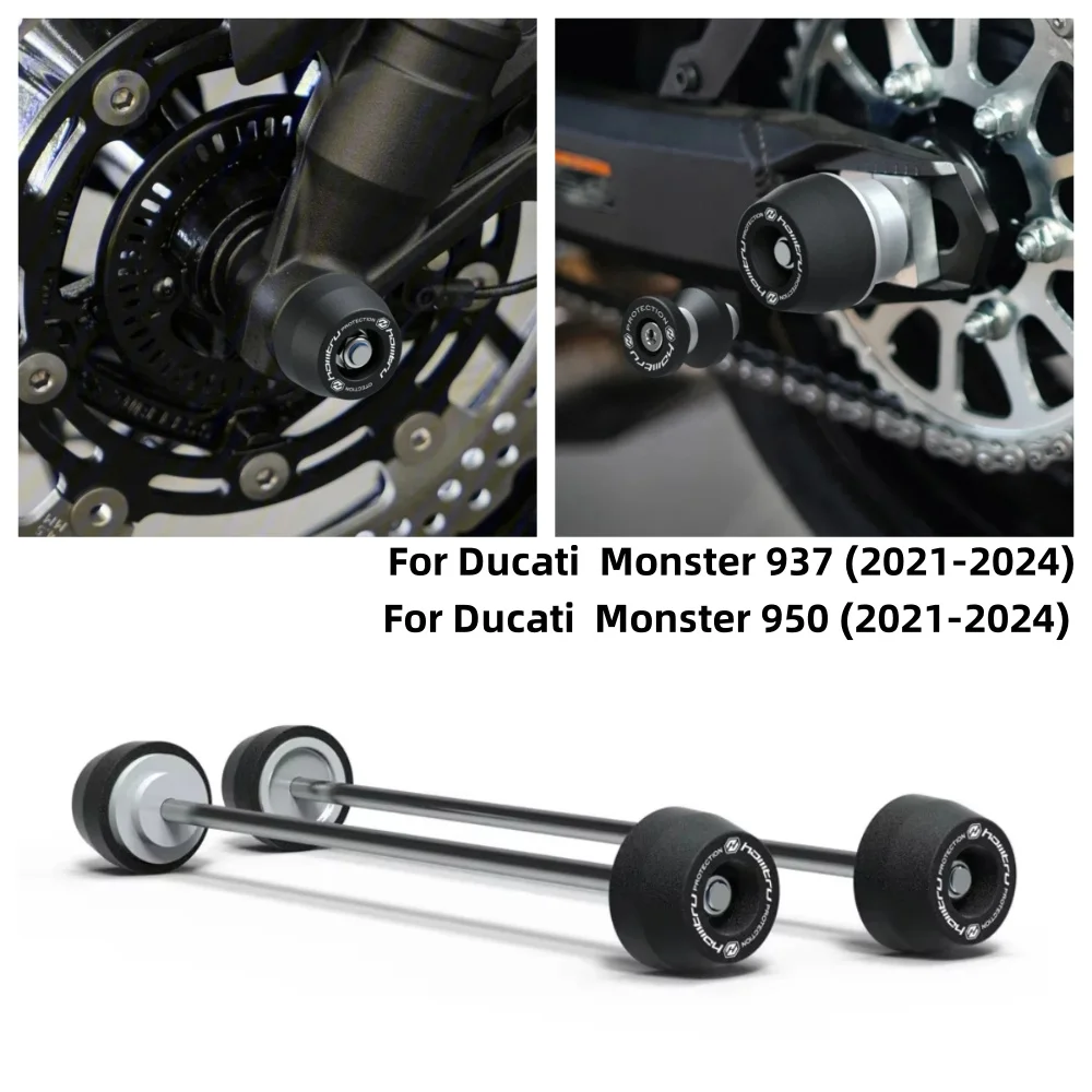 For Ducati Monster 937 / Monster 950 2021-2024 Moto Rear Front Axle Fork Crash Slider Motorcycle Wheel Protector
For Ducati Monster 937 / Monster 950 2021-2024 Moto Rear Front Axle Fork Crash Slider Motorcycle Wheel Protector