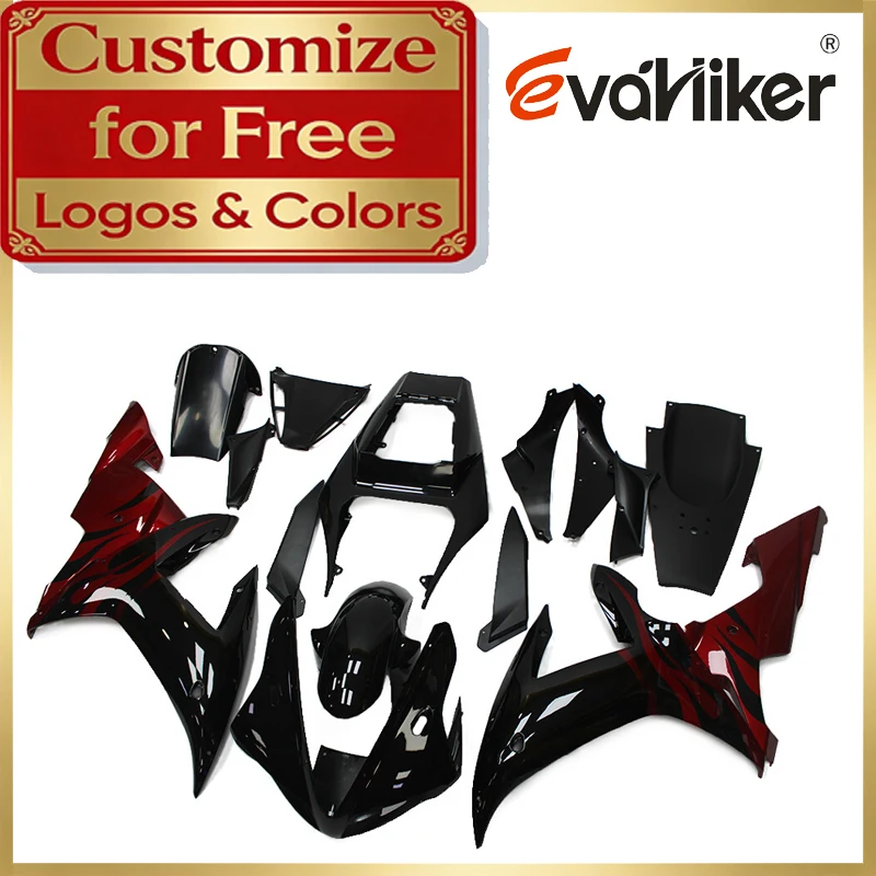 ABS Motorcycle Body Fairing For Yamaha YZFR1 2002 2003 red black YZF-R1 02 03 Full Motorbike Outer Fairing Support Custom Color
ABS Motorcycle Body Fairing For Yamaha YZFR1 2002 2003 red black YZF-R1 02 03 Full Motorbike Outer Fairing Support Custom Color